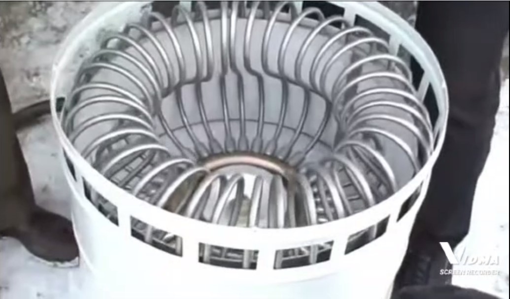 Canales del rotor de ondas